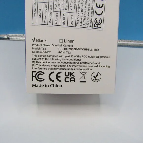 Doorbell Camera | Human Detection | 2.4GHz | Night Vision | Two Way Talk - Picture 4 of 5